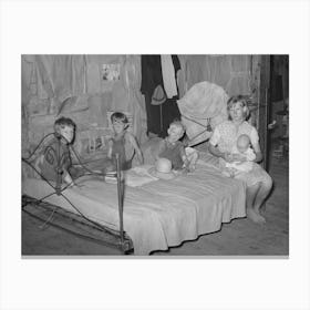 Untitled Photo, Possibly Related To Children Of Agricultural Day Laborer Living North Of Sallisaw, Oklahoma Canvas Print