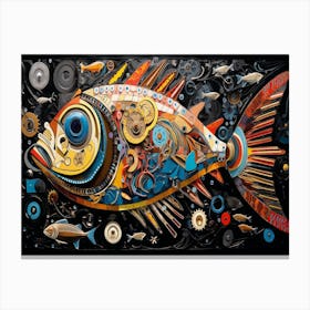 Fishing 6 Canvas Print