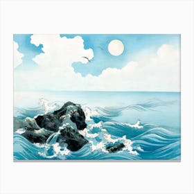 Ocean Waves 1 Canvas Print