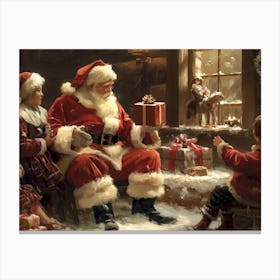 Santa Claus Canvas Print