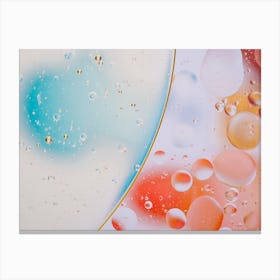 Water Bubbles 1 Canvas Print