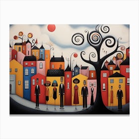 City Of People Canvas Print