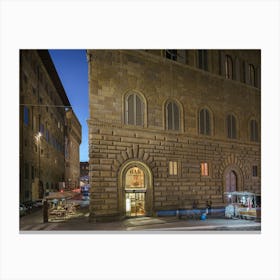 Florence At Night Canvas Print