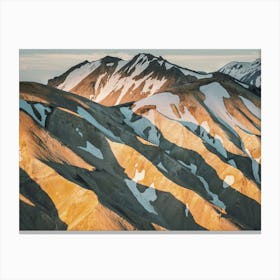 Steep Mountain Ridge Canvas Print