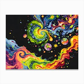 Psychedelic Painting Canvas Print