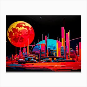 Futuristic City Canvas Print