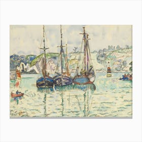 Le Trieux, Paul Signac Canvas Print