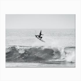 surfing in Air Canvas Print