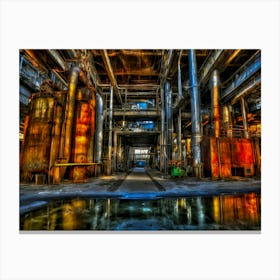 Abandoned Factory Canvas Print