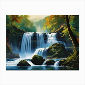 Waterfalls Canvas Print