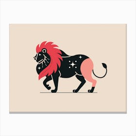 Zodiac Lion 1 Canvas Print