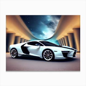 Futuristic Sports Car 19 Canvas Print