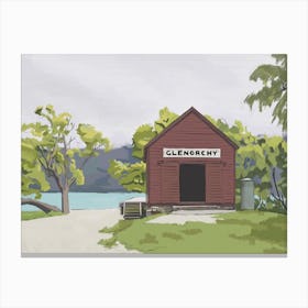 Glenorchy Boat Shed Canvas Print