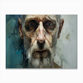 Portrait Of An Old Man 5 Canvas Print