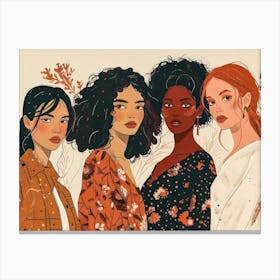 Women Of Color 16 Canvas Print