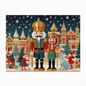 Christmas Nutcrackers Canvas Print