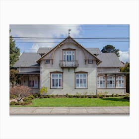Victorian style house Canvas Print