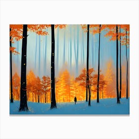 Autumn Forest 14 Canvas Print