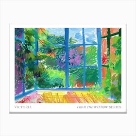 Victoria From The Window Series Poster Painting 4 Canvas Print