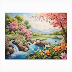 Cherry Blossoms Canvas Print