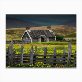 Old House In The Countryside Canvas Print