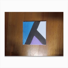 Tape art Canvas Print