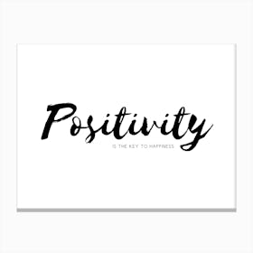 Positivity Canvas Print