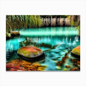 Mossy Pond Canvas Print