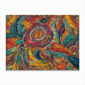 Psychedelic Painting 2 Canvas Print