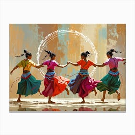 Dancers Canvas Print