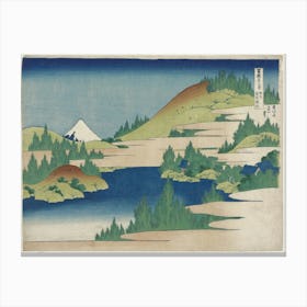 Hakone Lake In Sagami Province (1830–1833), Katsushika Hokusai Canvas Print