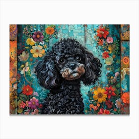 Poodle Fine Art Portrait 1 Canvas Print