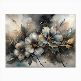 Ethereal Flowers Canvas Print