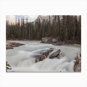 Winter Runoff River Canvas Print