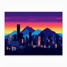 Caracas Skyline 2 Canvas Print
