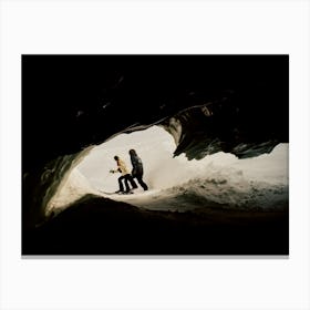 Ice Cave Canvas Print