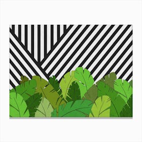 Green Direction in Canvas Print