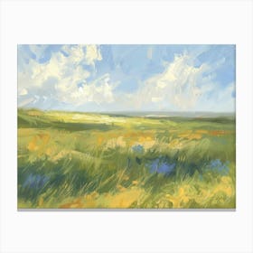 Field Of Yellow 4 Canvas Print