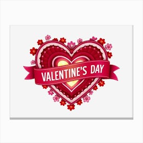 Valetines day Canvas Print