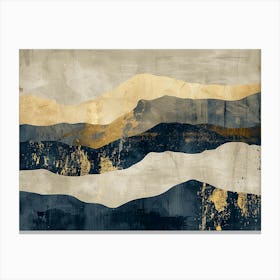 Abstract Mountains Canvas Print Canvas Print