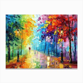 Colorful Street Canvas Print