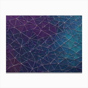 Abstract Polygonal Background Canvas Print