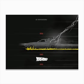 Back To The Future Movie Canvas Print