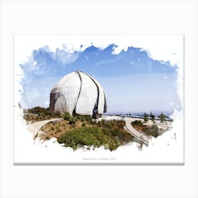 Templo Baha I, Santiago, Chile Canvas Print