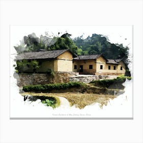 Former Residence Of Mao Zedong, Hunan, China Canvas Print