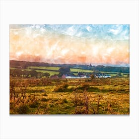 Looking Over Dartmoor Canvas Print