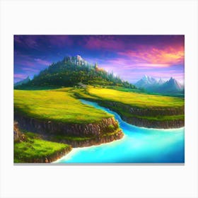 Fantasy Landscape Canvas Print