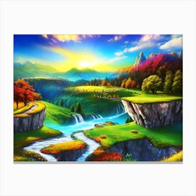 Landscape Painting 23 Canvas Print