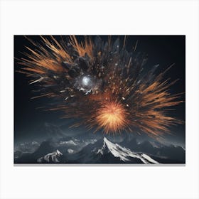 Explosion In The Sky Canvas Print