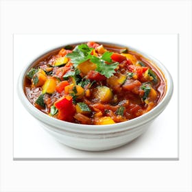 Vegetable Stew In A Bowl 4 Canvas Print